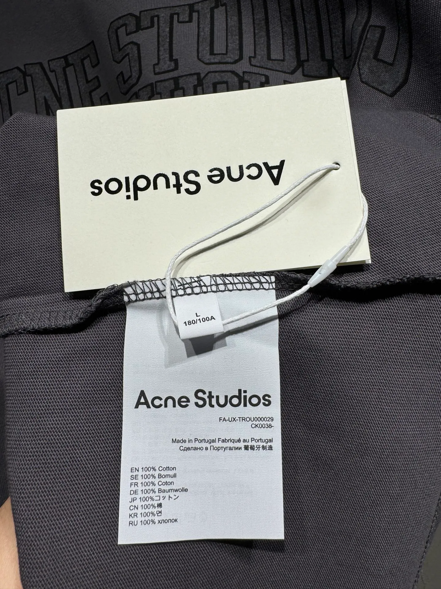 Acne Studios Retro fake two-piece long-sleeved long T 26ss autumn and winter latest Arrival counter Same Style original production, color matching Stockholm Acne Classic letter imported machine white ink direct injection process, contrasting ribbed neckline splicing design, gray tone Retro atmosphere full of atmosphere, early autumn layering, just need a single item, relaxed and lazy, take it at your fingertips Sizes: S M L